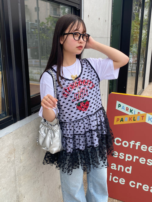 ハートシアーティアードワンピース | SL2241660 | ブラック