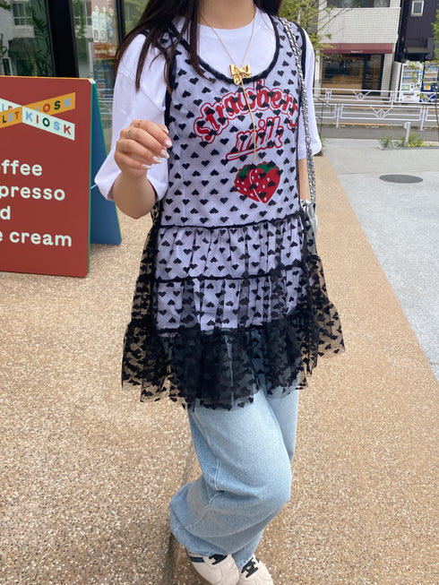 ハートシアーティアードワンピース | SL2241660 | ブラック