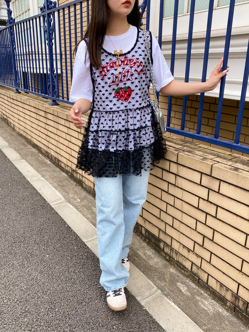 ハートシアーティアードワンピース | SL2241660 | ブラック