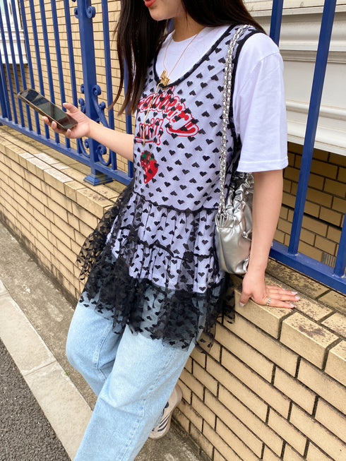 ハートシアーティアードワンピース | SL2241660 | ブラック