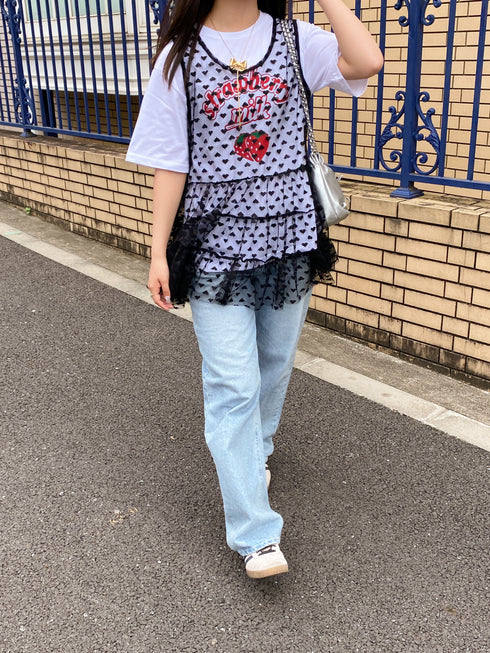 strawberry milk tee | SL2241658 | ホワイト