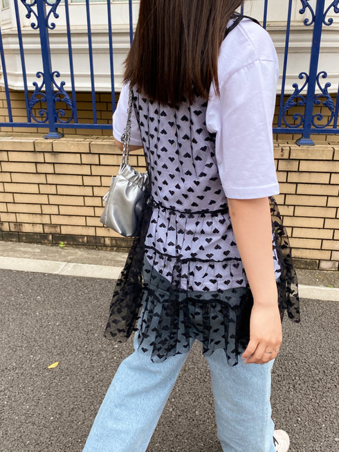 ハートシアーティアードワンピース | SL2241660 | ブラック