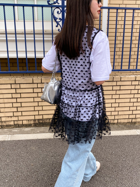 ハートシアーティアードワンピース | SL2241660 | ブラック