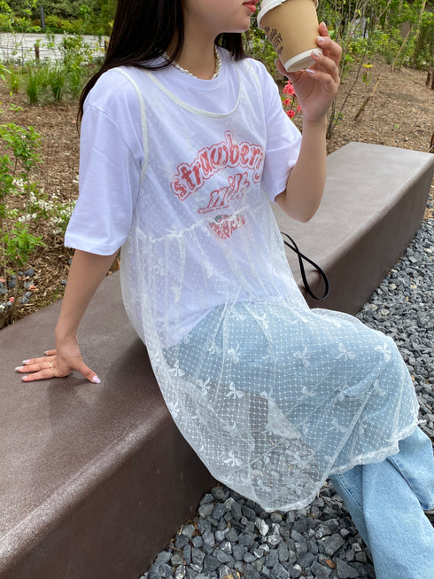 strawberry milk tee | SL2241658 | ホワイト