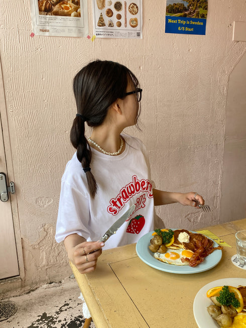 strawberry milk tee | SL2241658 | ホワイト
