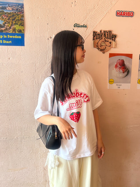 strawberry milk tee | SL2241658 | ホワイト