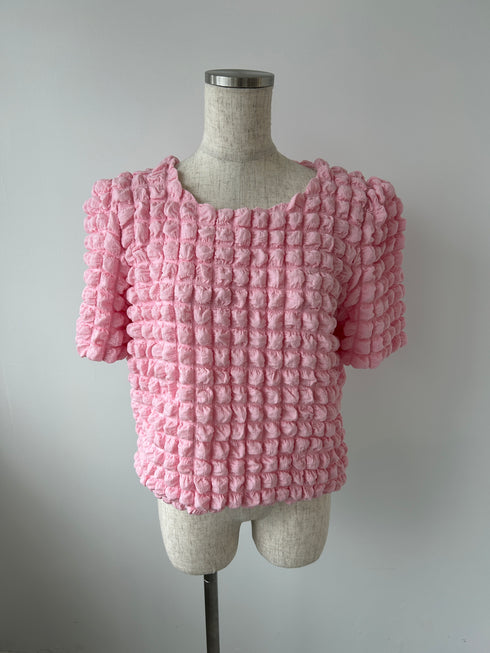 ぽこぽこペプラムトップス | PP2242701 | イエロー