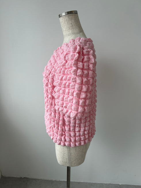 ぽこぽこペプラムトップス | PP2242701 | イエロー