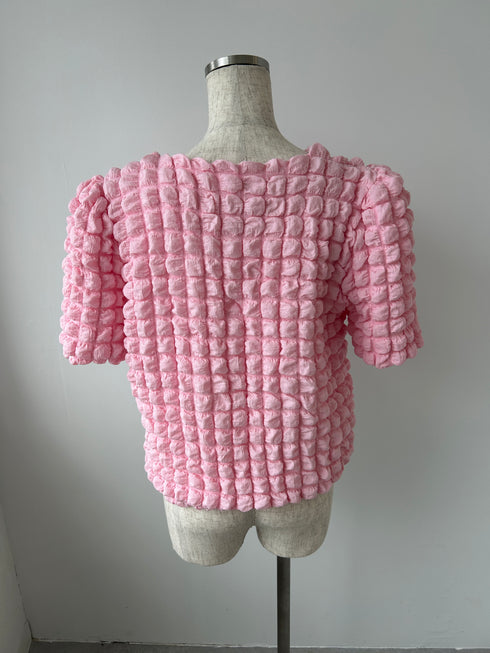 ぽこぽこペプラムトップス | PP2242701 | イエロー