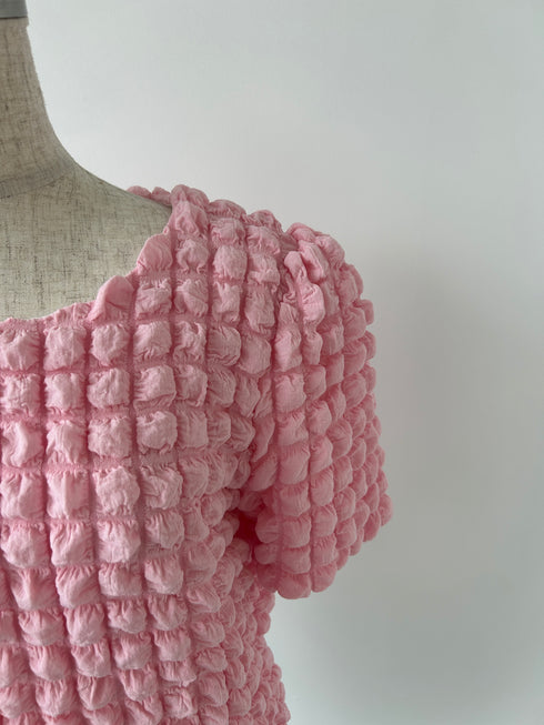 ぽこぽこペプラムトップス | PP2242701 | イエロー