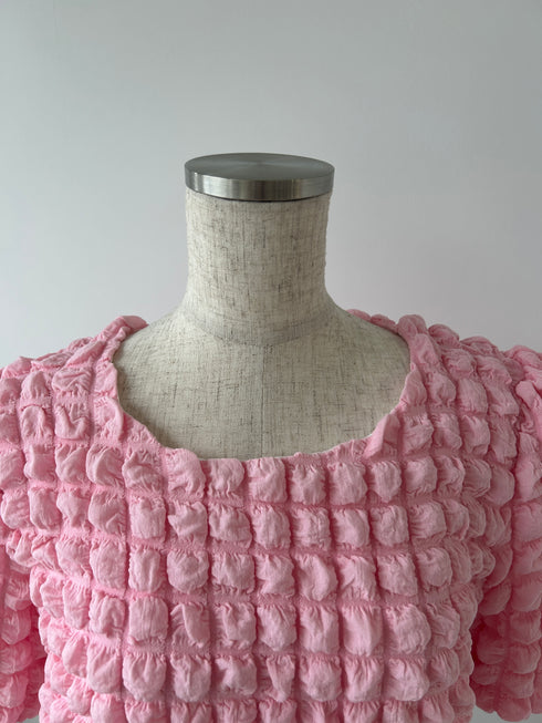 ぽこぽこペプラムトップス | PP2242701 | イエロー