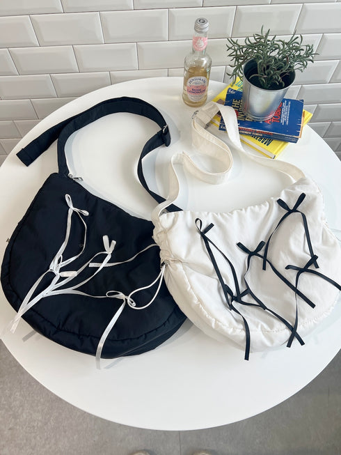 リボンショルダーバッグ | SL1241603 | ブラック