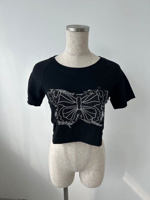 バタフライTシャツ | GR2242504 | ブラック