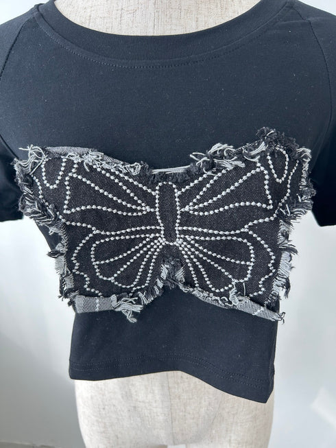 バタフライTシャツ | GR2242504 | ブラック