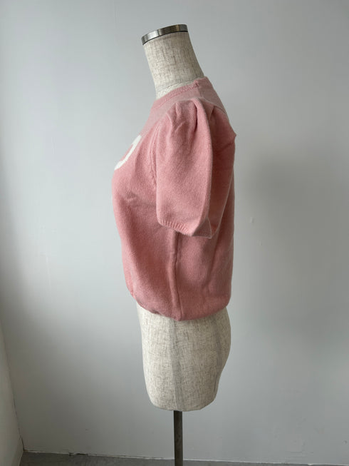 リボンパフスリーブニット | RN2242001 | アイボリー