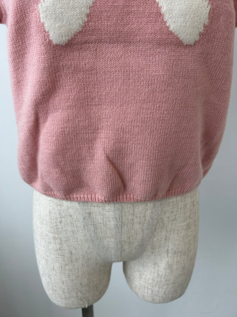 リボンパフスリーブニット | RN2242001 | ピンク