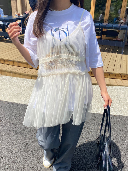 ribbon cake tee | SL2241601 | ホワイト