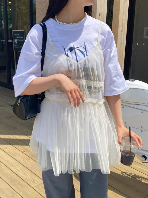 シアーキャミソール | SL2241642 | アイボリー