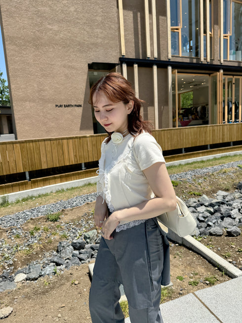 アンサンブルレーストップス | SL2241668 | アイボリー