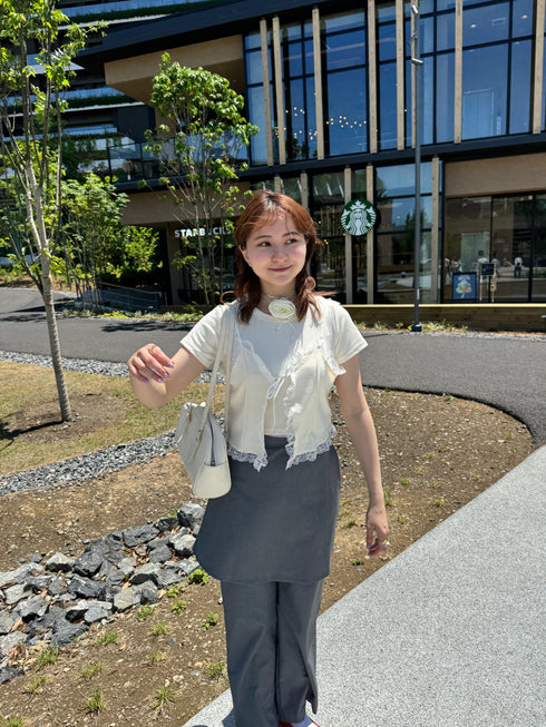 アンサンブルレーストップス | SL2241668 | アイボリー