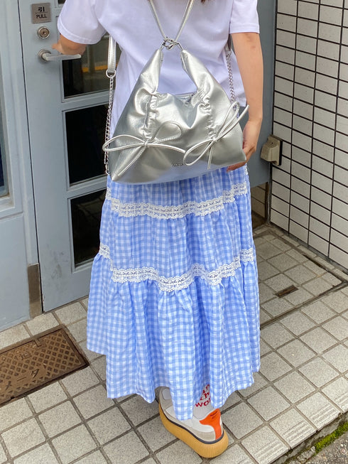 2wayダブルリボンバッグ | SL1241607 | シルバー