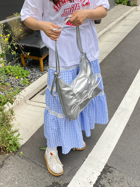 2wayダブルリボンバッグ | SL1241607 | シルバー