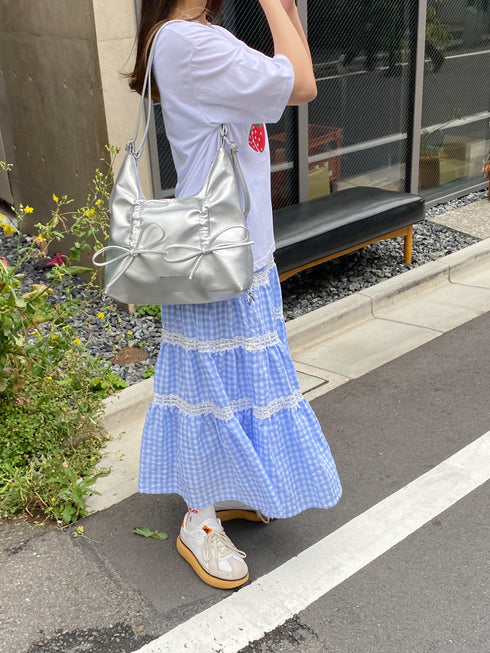 2wayダブルリボンバッグ | SL1241607 | シルバー