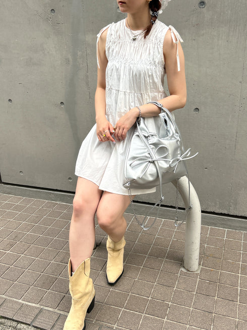 2wayダブルリボンバッグ | SL1241607 | シルバー