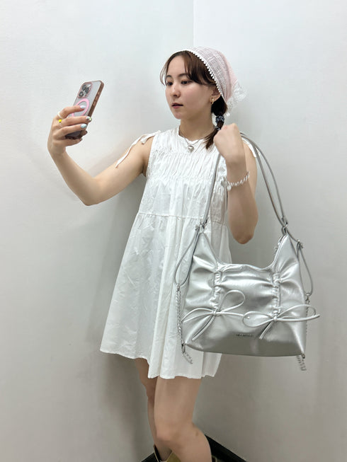 2wayダブルリボンバッグ | SL1241607 | シルバー