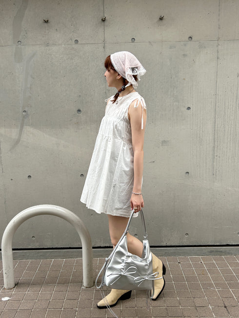 2wayダブルリボンバッグ | SL1241607 | シルバー