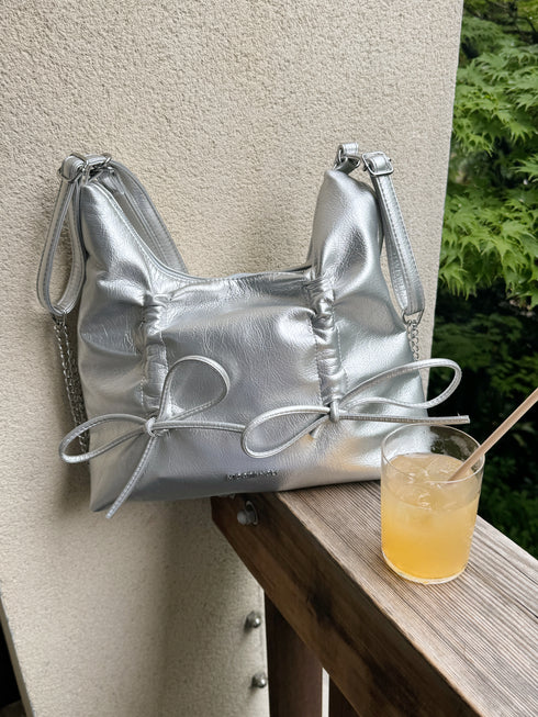 2wayダブルリボンバッグ | SL1241607 | シルバー