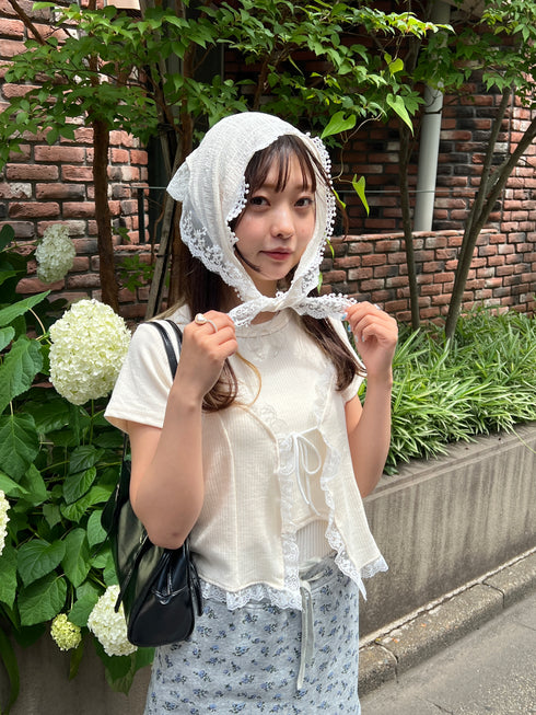 アンサンブルレーストップス | SL2241668 | アイボリー