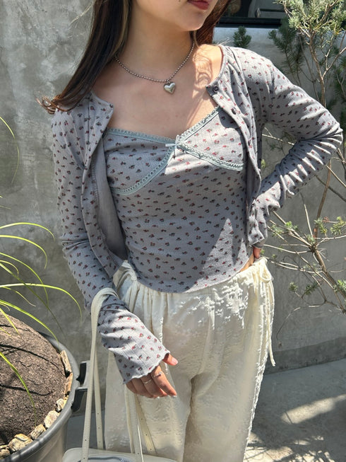 lovely flower ensemble | SL2242629 | グレー