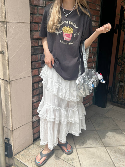 vintage potato tee | SL2242662 | チャコール