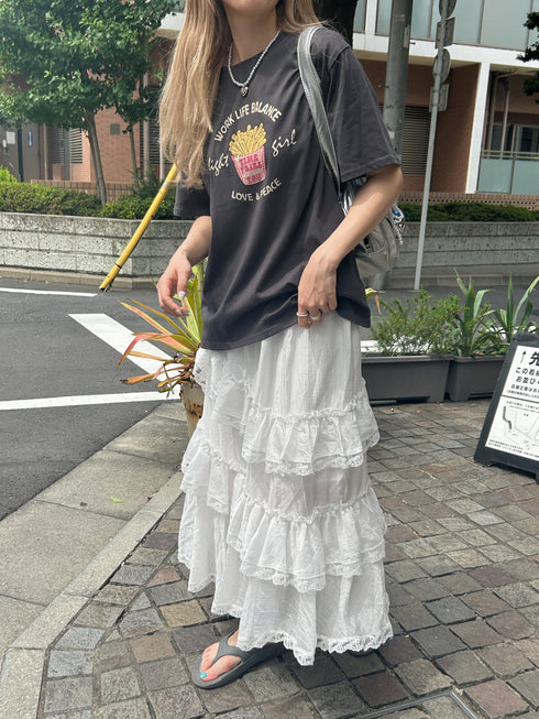 vintage potato tee | SL2242662 | チャコール