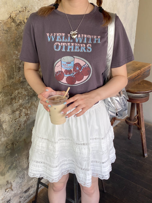 vintage tomato tee | SL2242619 | チャコールグレー