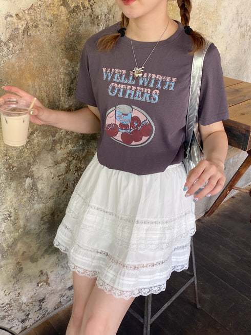 vintage tomato tee | SL2242619 | チャコールグレー