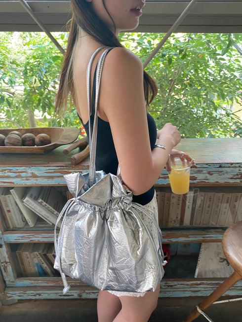 くしゅくしゅバッグ | SL1242601 | シルバー