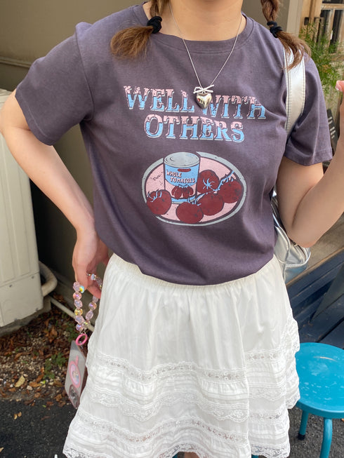 vintage tomato tee | SL2242619 | チャコールグレー