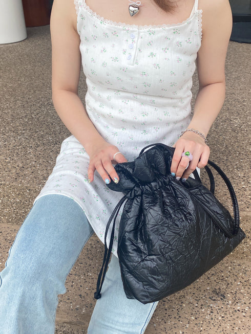 くしゅくしゅバッグ | SL1242601 | ブラック