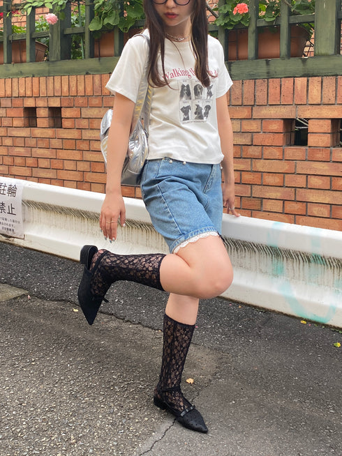 dog print tee | SL2242636 | ホワイト
