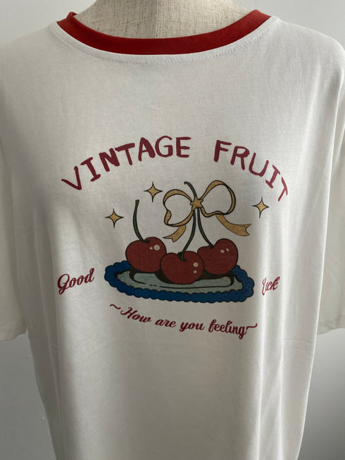fruit ringer tee | SL2242663 | アイボリー