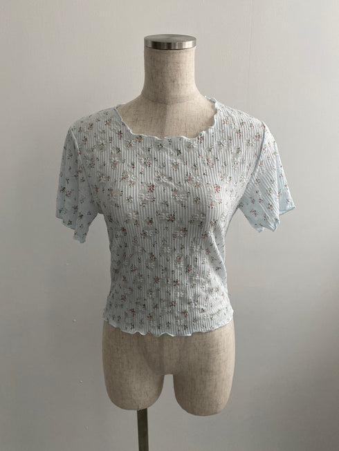 flower tee | SL2242639 | ブルー