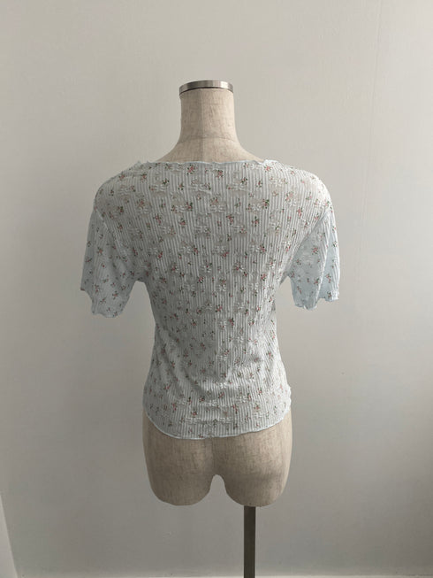 flower tee | SL2242639 | ブルー