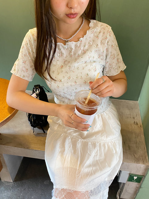 flower tee | SL2242639 | ブルー