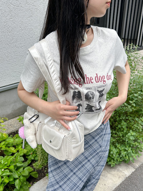 dog print tee | SL2242636 | ライトグレー
