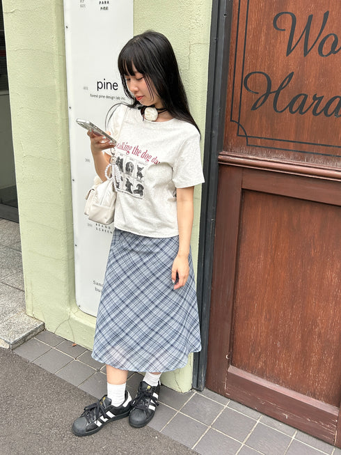 dog print tee | SL2242636 | ライトグレー