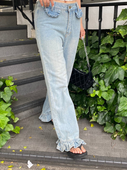 フリルデニム | SL2242671 | ブルー