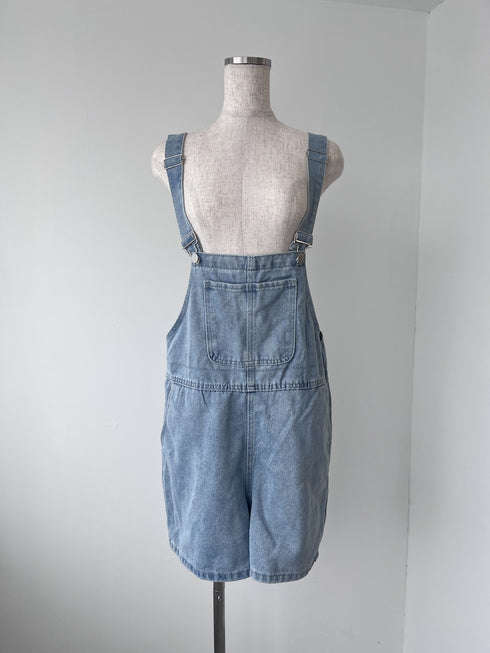 デニムミニサロペット | CH2242829 | ライトブルー