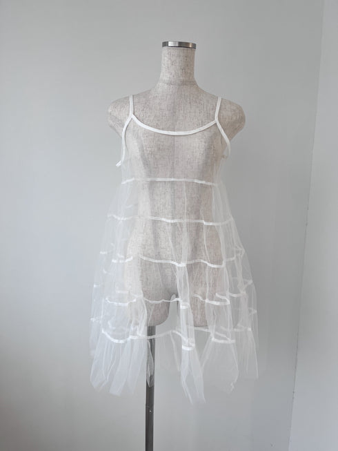 レースティアードチュニック | GR2242536 | ホワイト